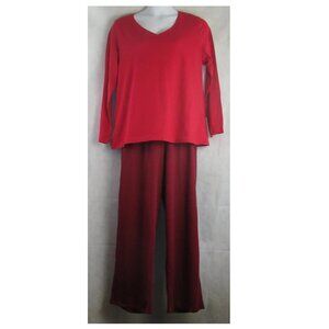 Charter Club Women's 2-Piece T-Shirt Pajama Set, Tiny Buffalo Check, XXL